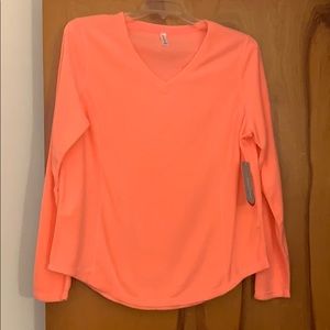 Exertek Women's Long Sleeve Tee - Neon Coral